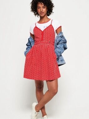Super dry Jessie V Neck Cami Short Dress